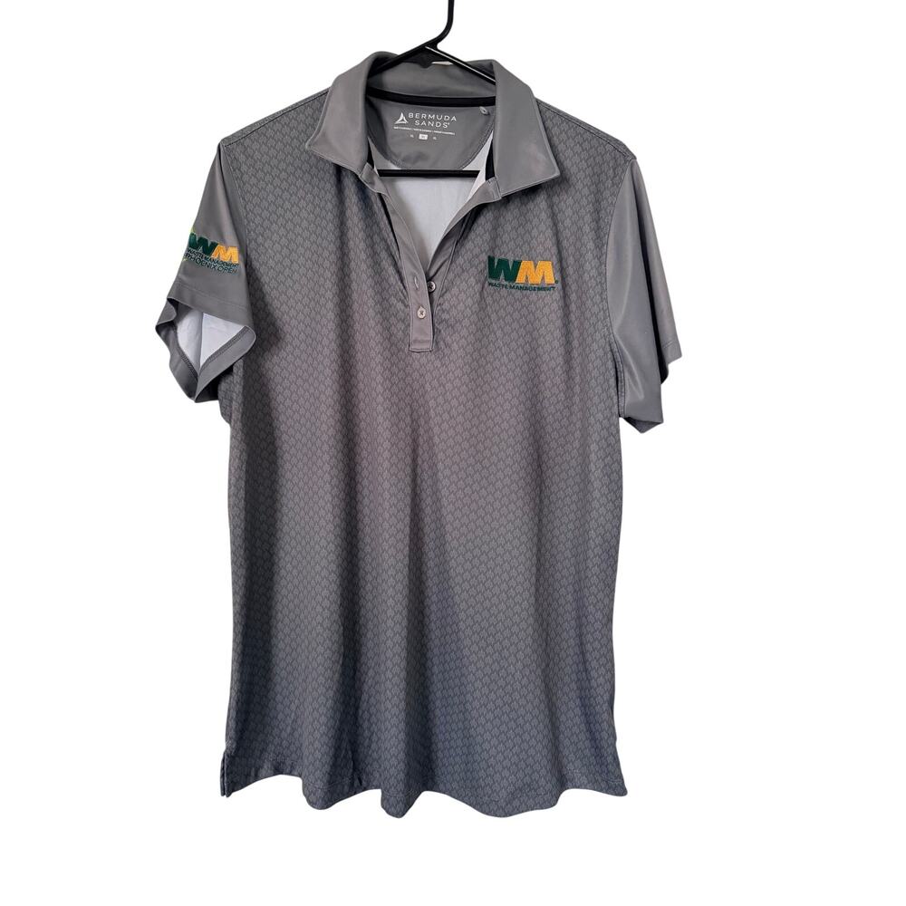 Bermuda Sands WMPO Gray Golf Polo XL